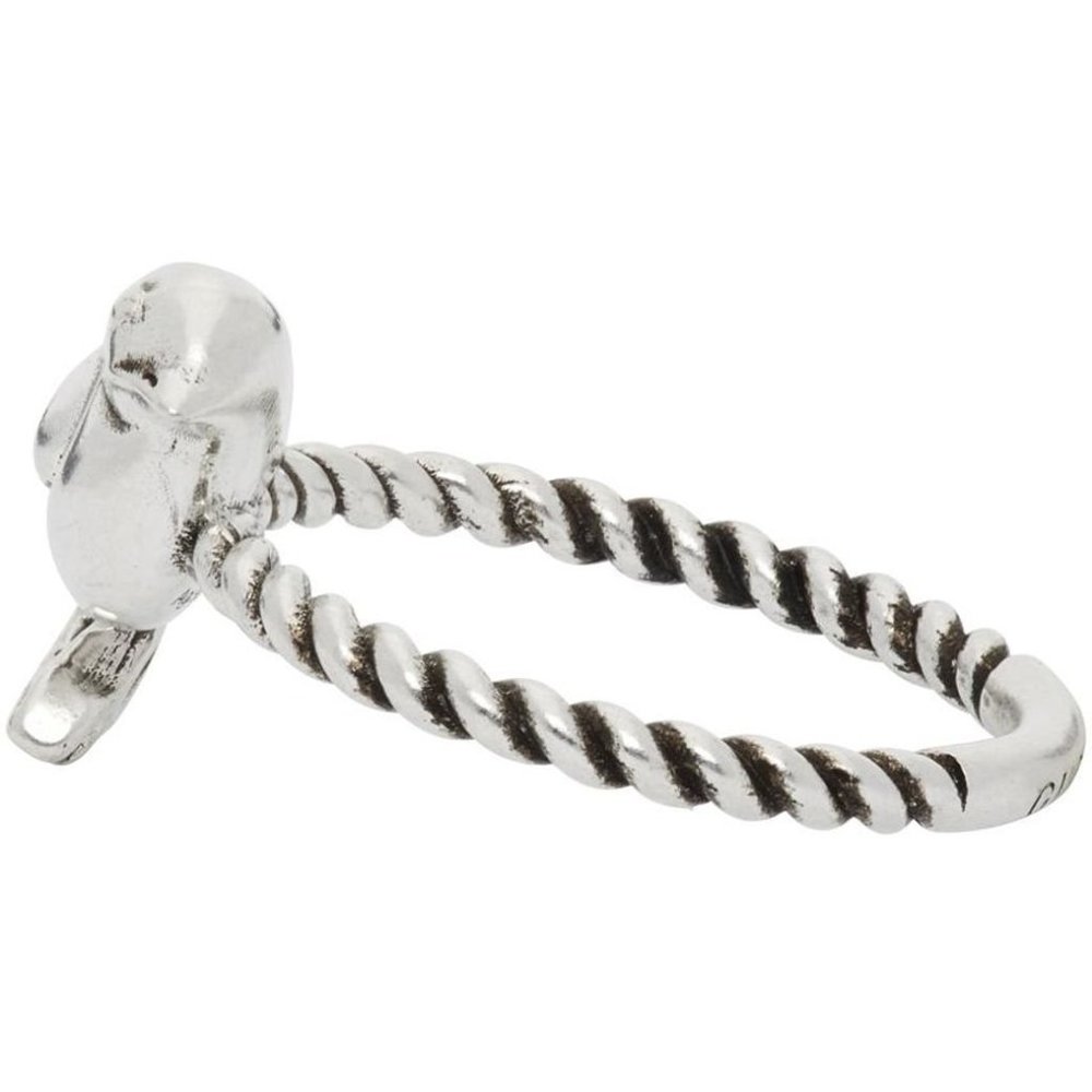 Gucci Chick Motif Ring in Silver NEW IN BOX - Picture 4 of 8